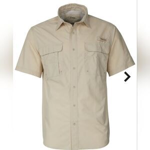 World Wide Sportsman Recycled-Nylon‎ Angler 2.0 SS Button-Down L Peyote Nwt